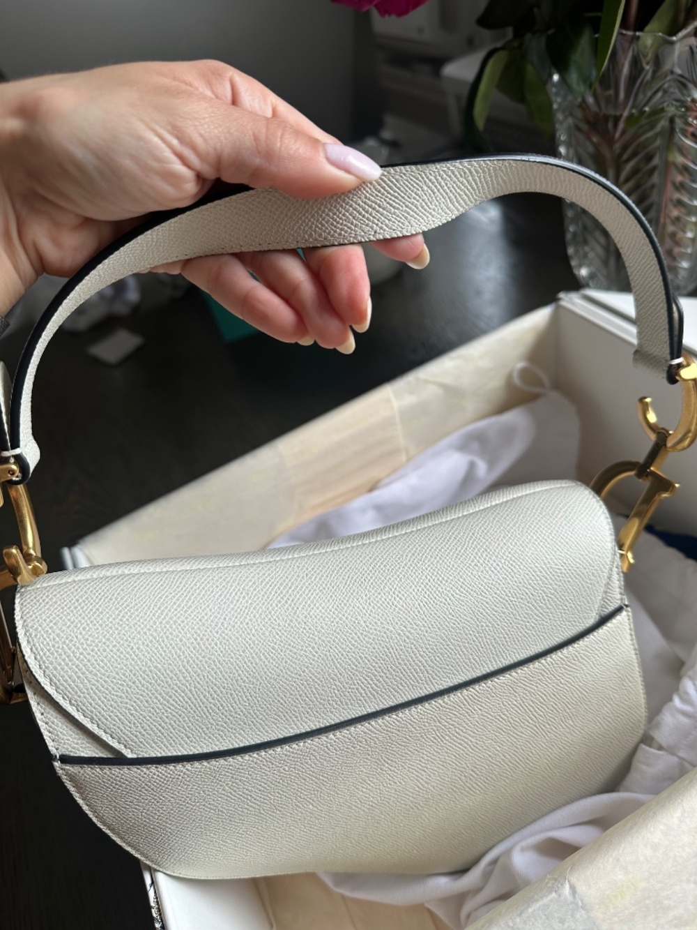 Dior Saddle bag latte - Picture 7 of 13